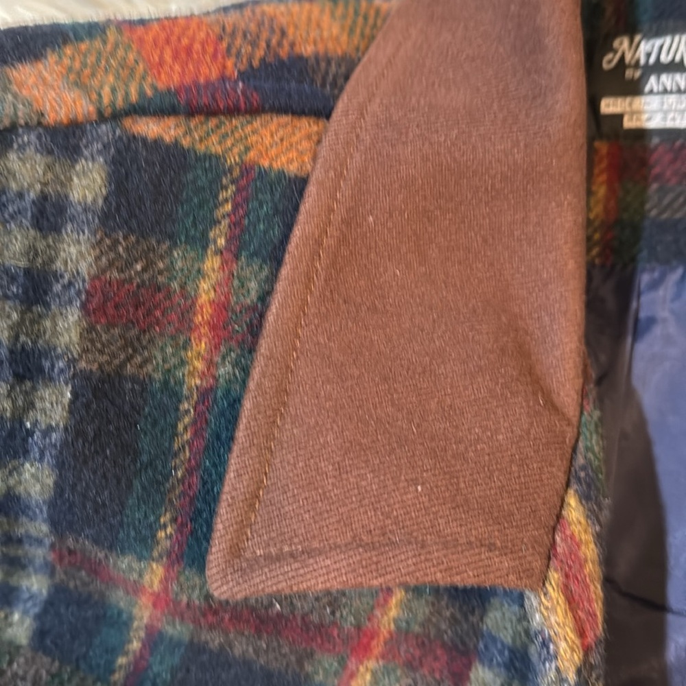 Natural by Anne Gee Vintage plaid blazer/jacket Size Large - Picture 9 of 11
